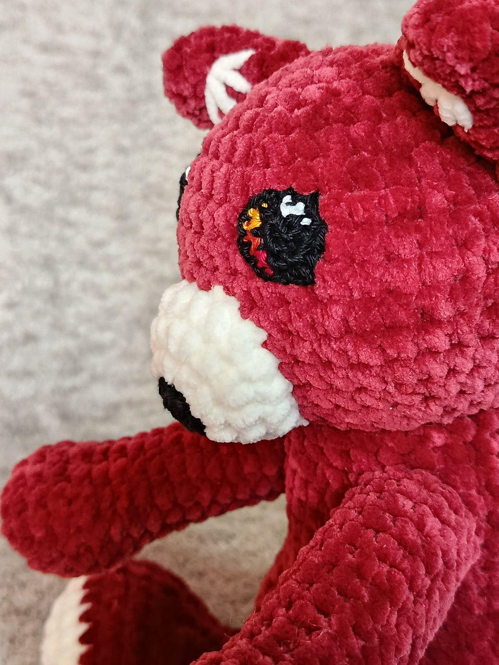 Hélios – Renard coquin _ marron-rosé & crème