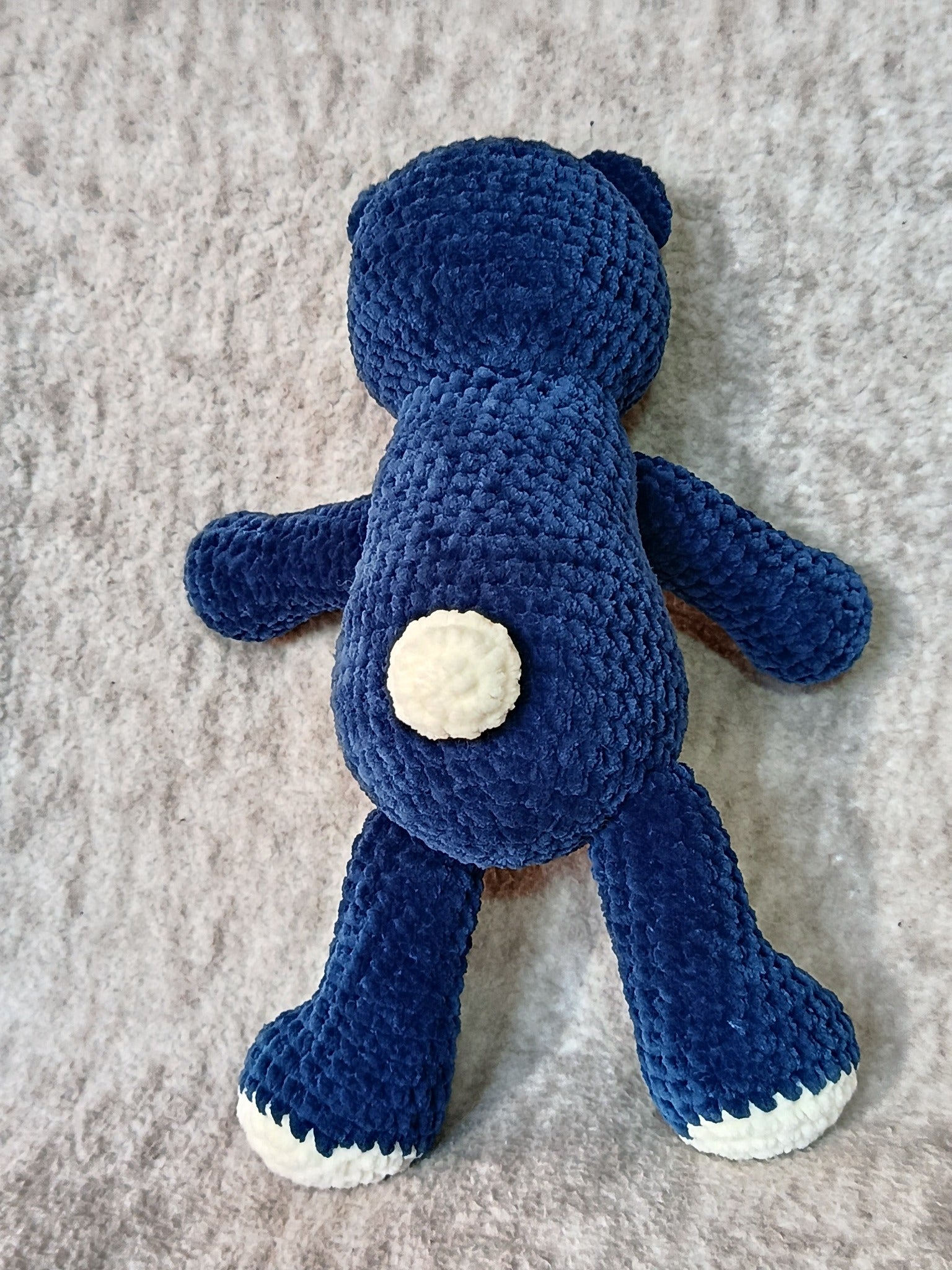 Lune – Ourson câlin Nuit Glacée (modèle unique prêt à adopter)