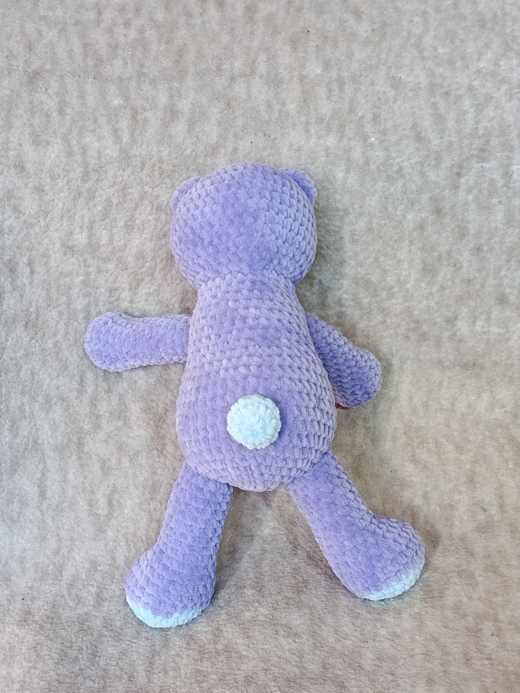 Lune - Ourson Câlin lavande et bleu clair (modèle unique prêt à adopter)