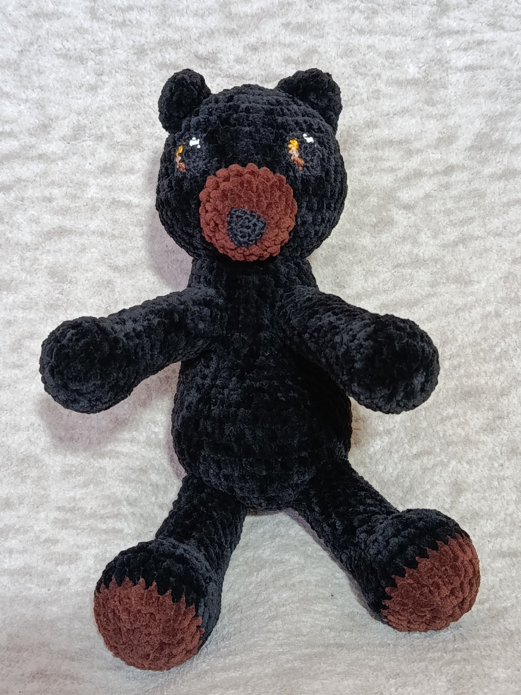 Lune _ Ourson Câlin _ noir et brun