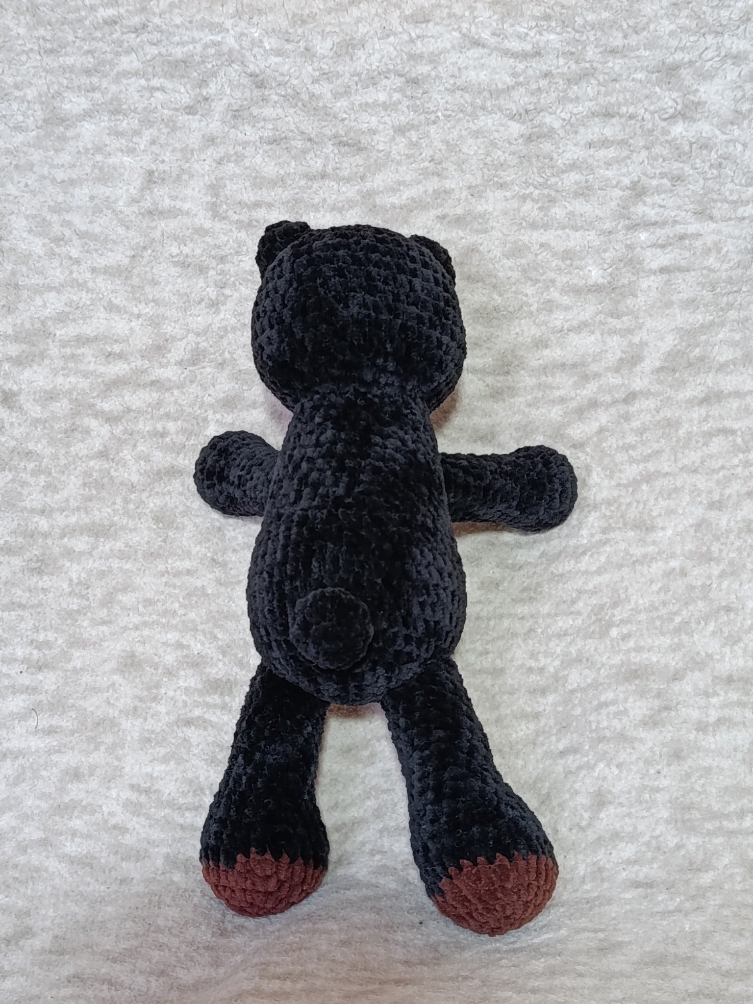 Lune _ ourson câlin noir et brun