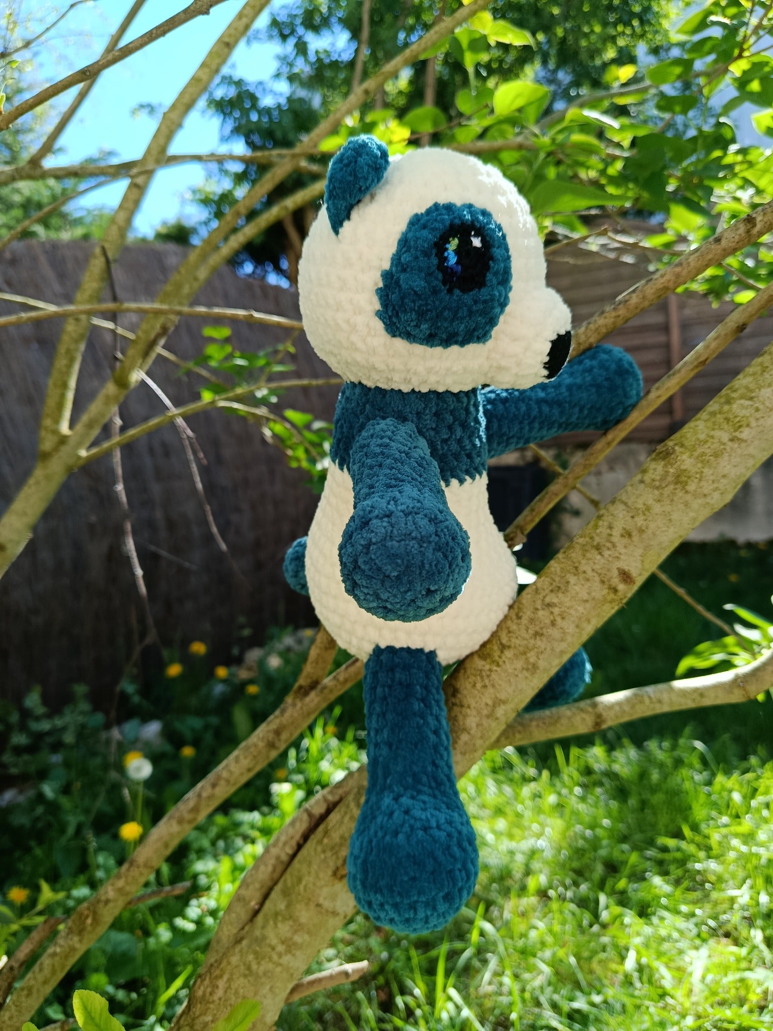 Nova – Panda rêveur _ émeraude et crème