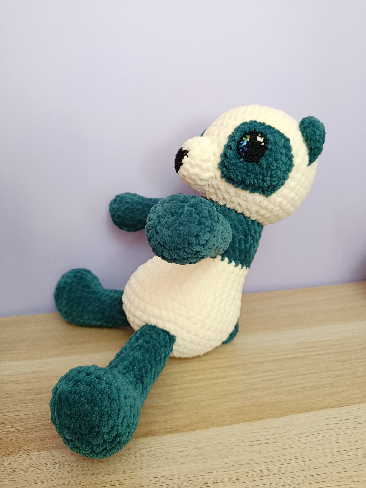 Nova – Panda rêveur _ émeraude et crème