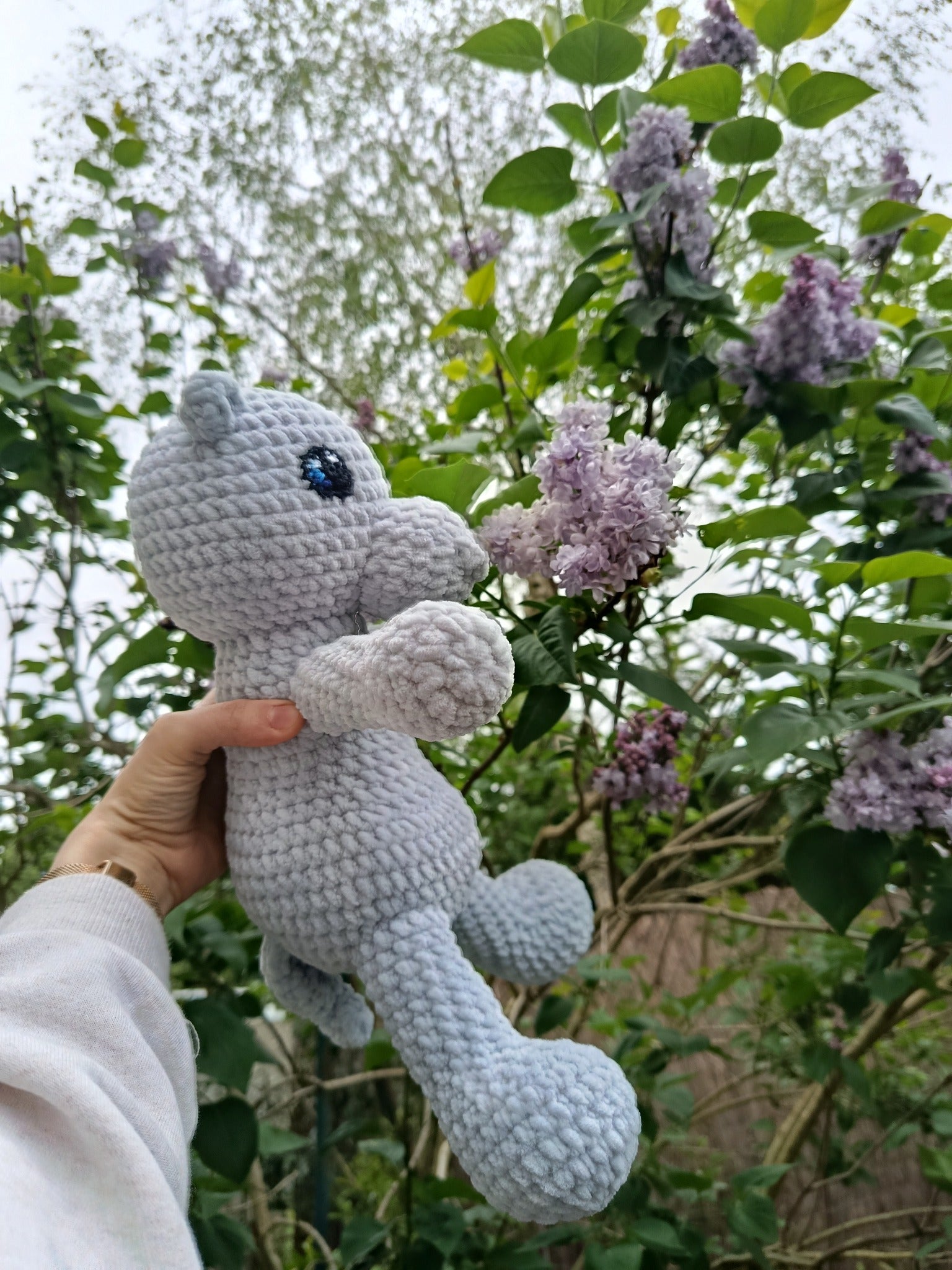 Cosmos - Hippo tranquille _ gris perle