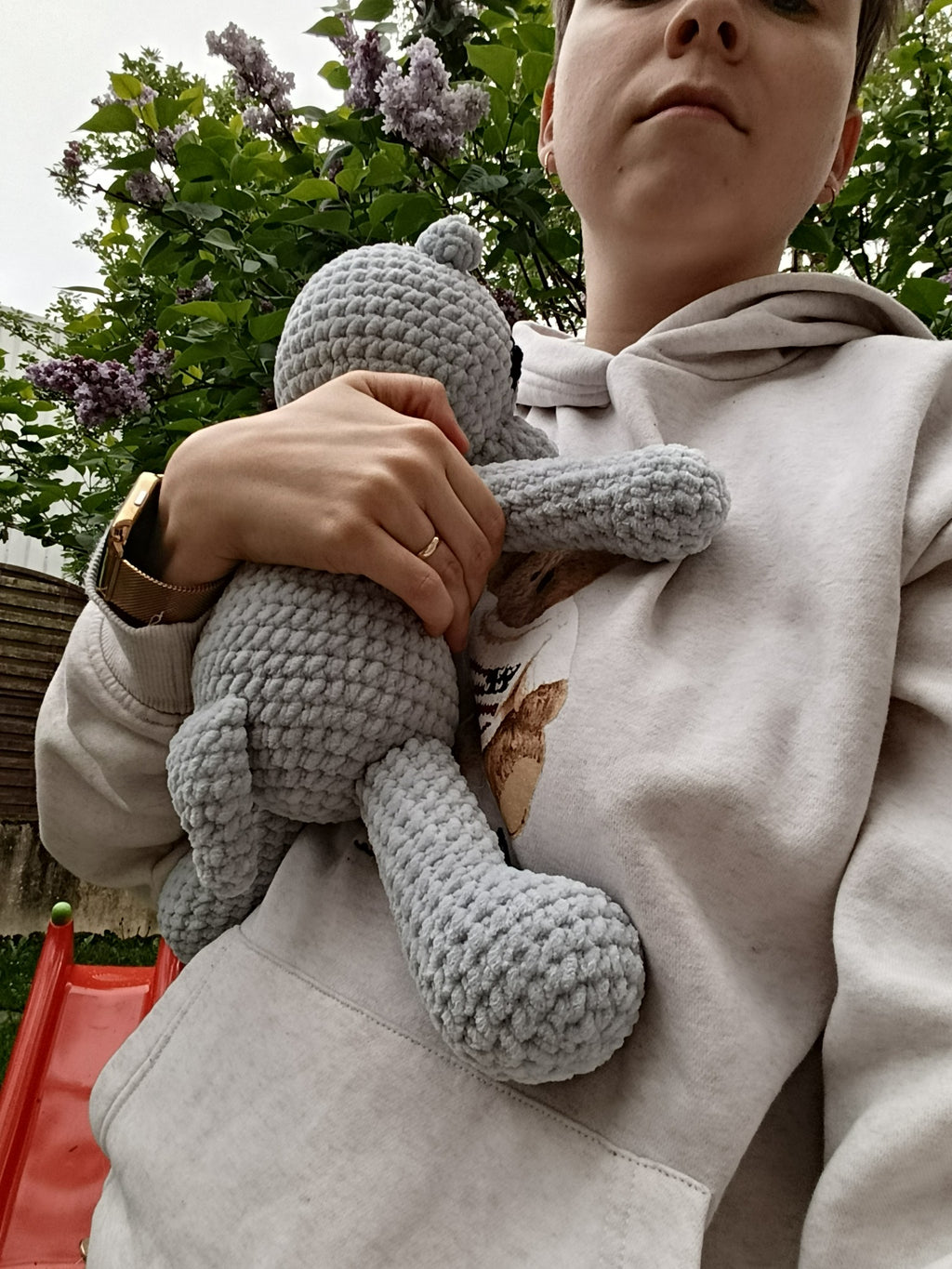 Cosmos - Hippo tranquille _ gris perle