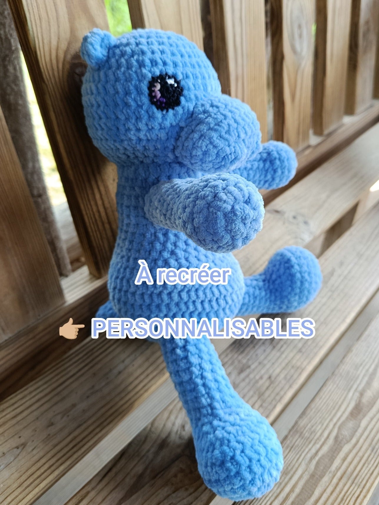 Cosmos - Hippo tranquille _  bleu outremer