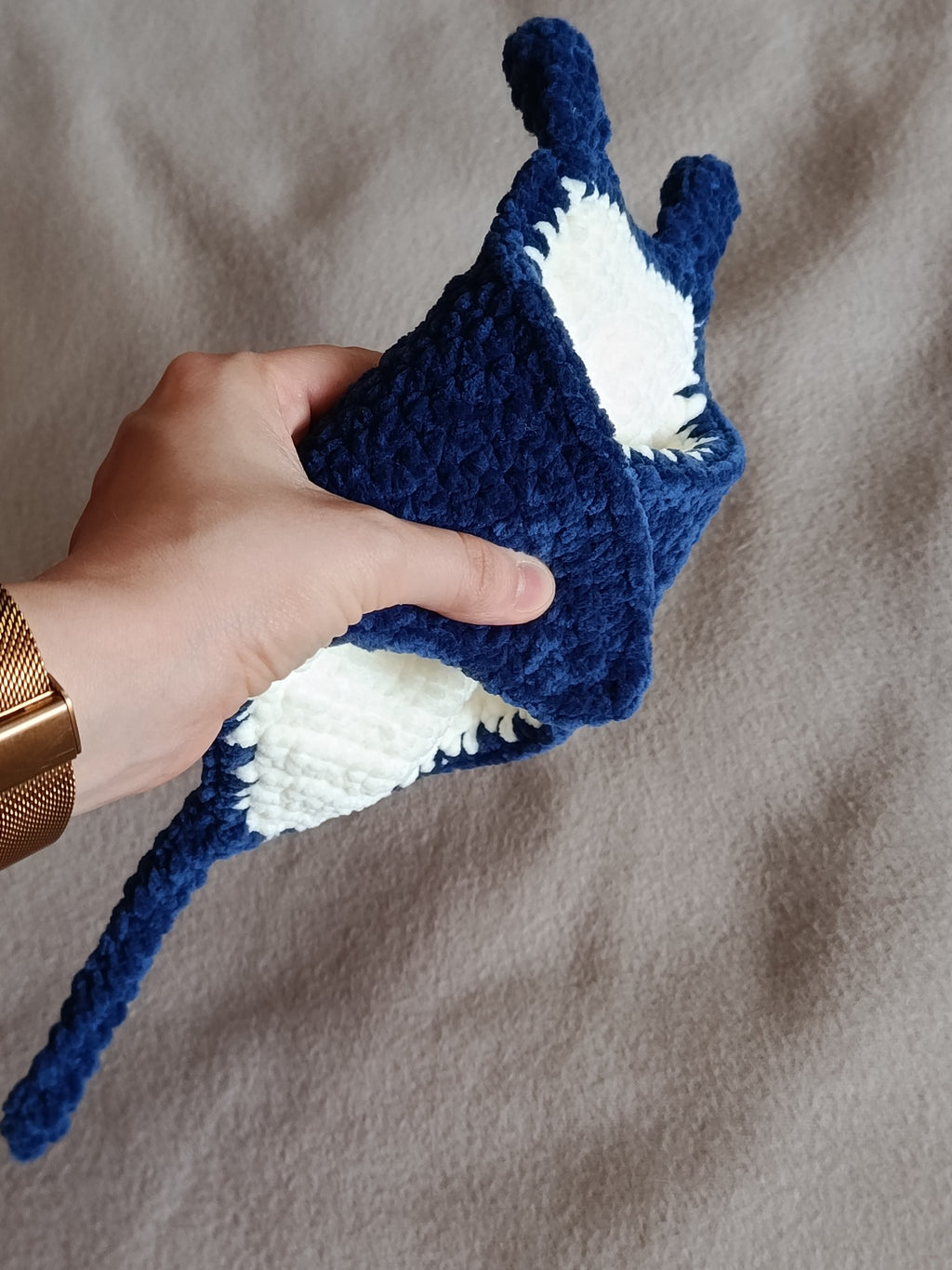 Nébula _ Raie manta nomade _ bleu marine