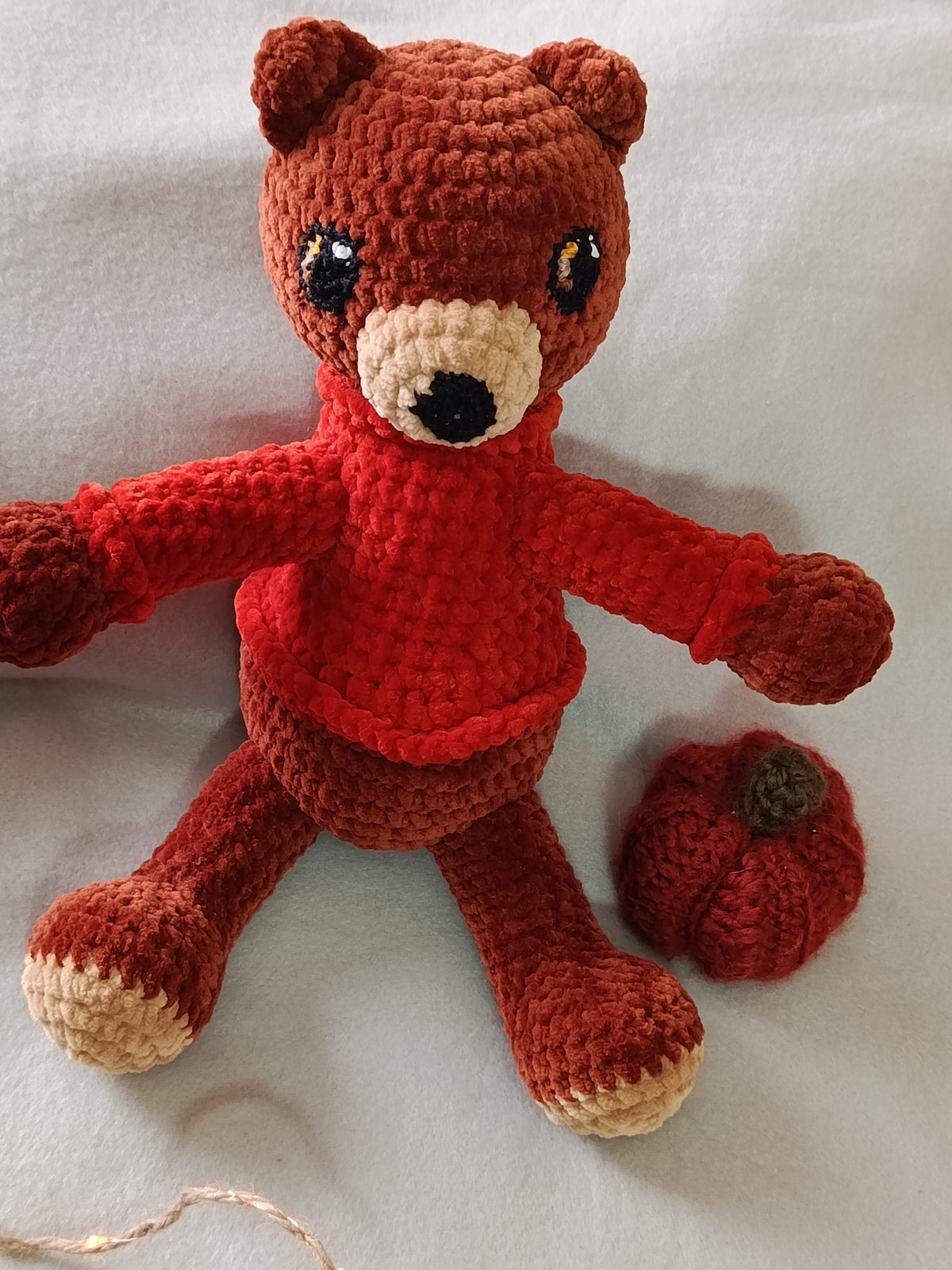 Lune _ Ourson câlin _ automne cosy