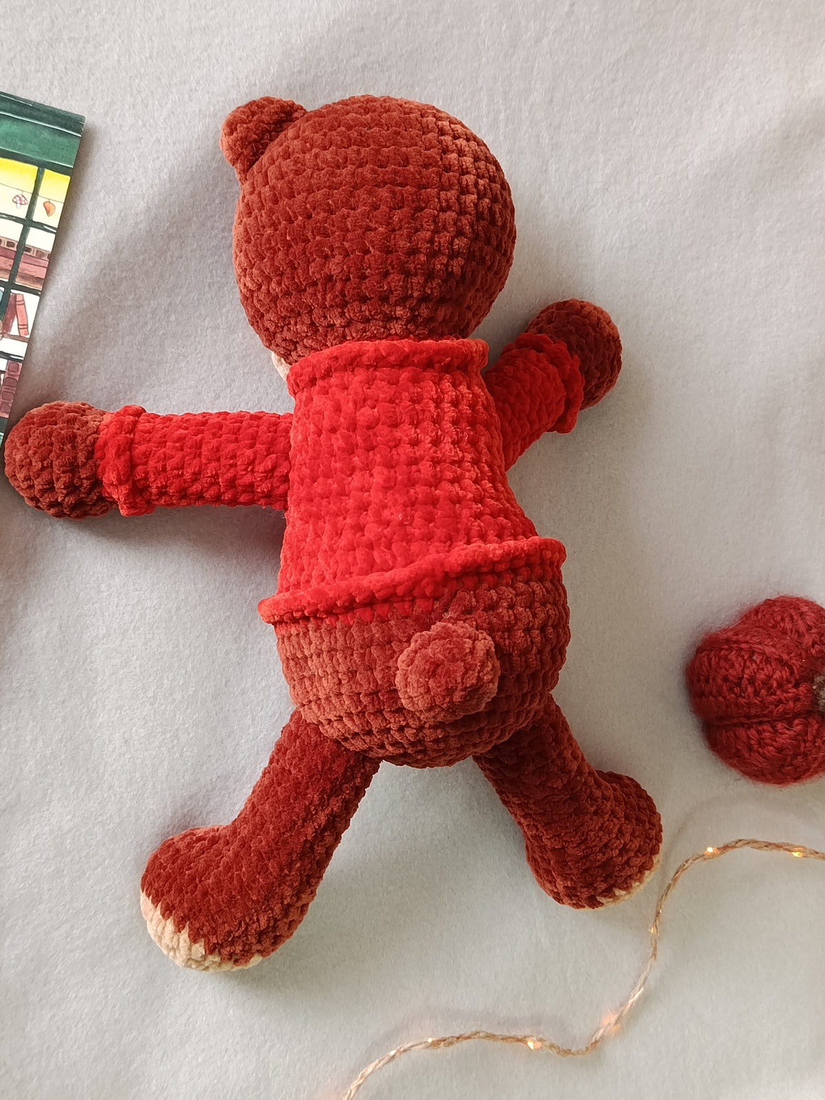 Lune _ Ourson câlin _ automne cosy