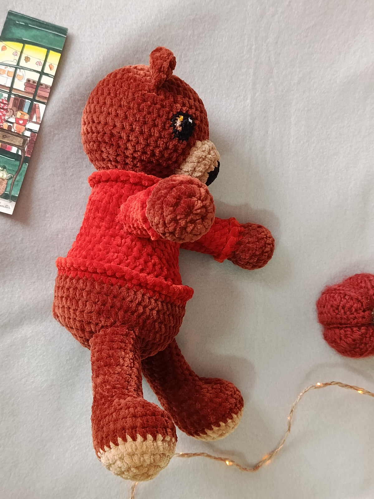 Lune _ Ourson câlin _ automne cosy