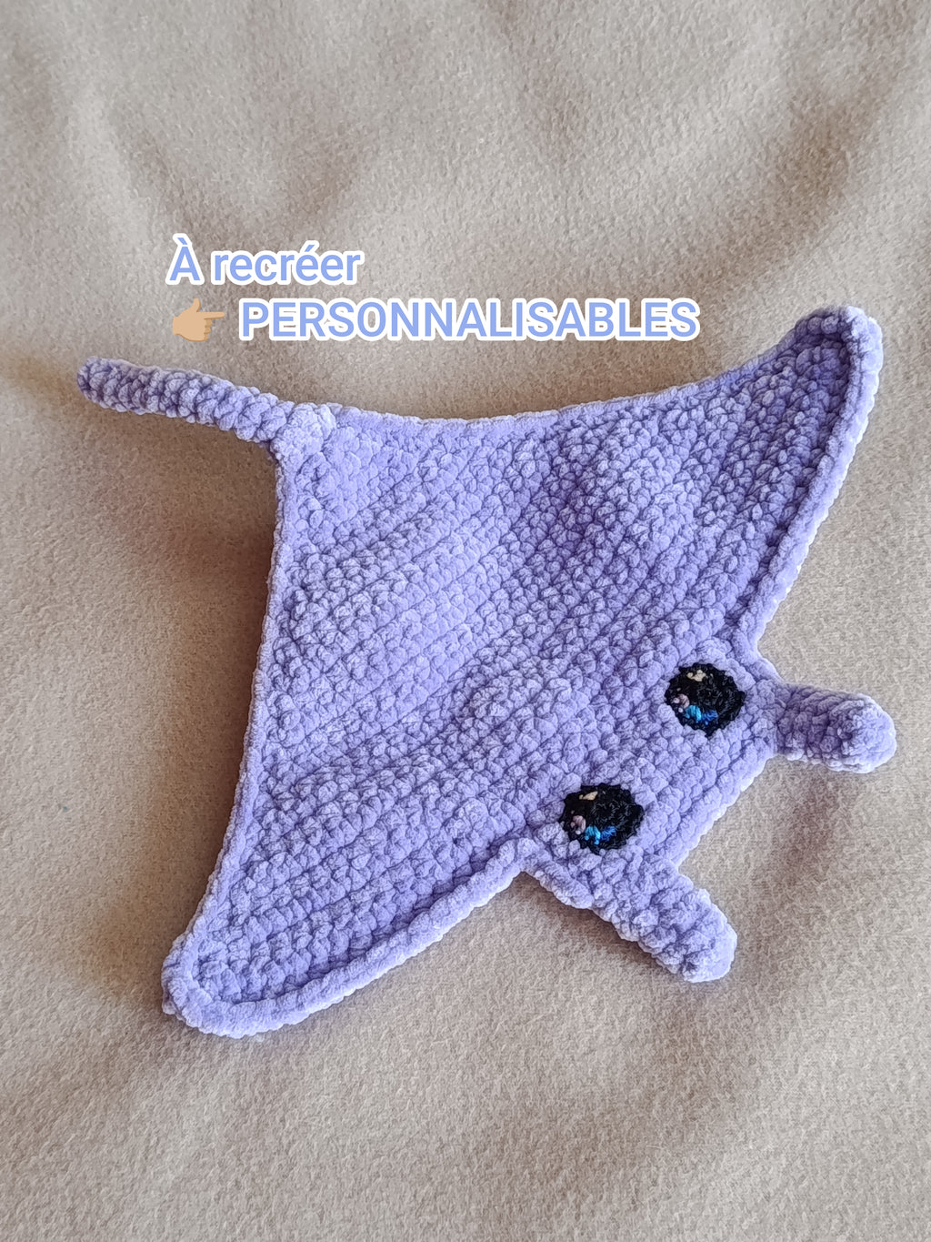 Nébula _ raie manta nomade _ lavande